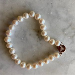 Helzberg diamonds pearl bracelet on sterling